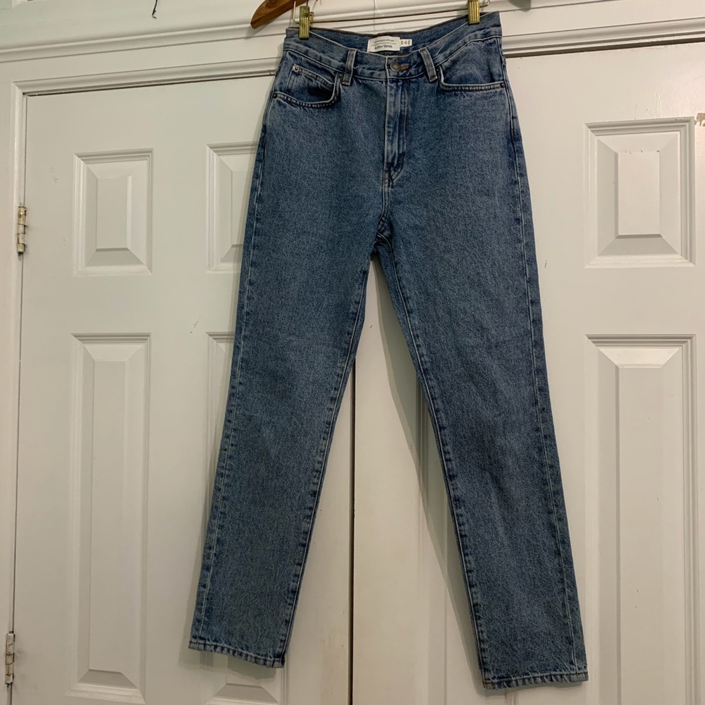 & Other Stories High Rise Straight Leg Jeans